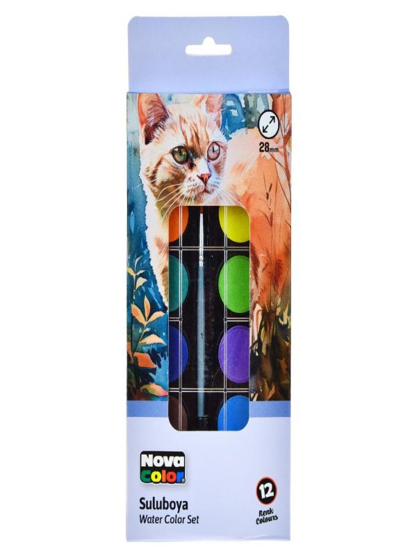 NOVA COLOR SULU BOYA 12 Lİ NC-237