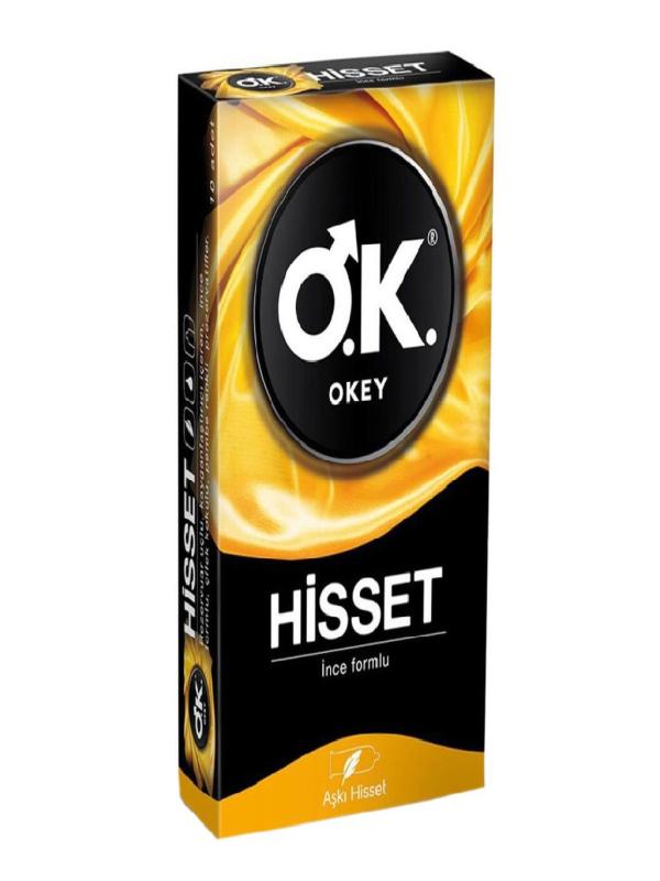 OKEY HİSSET PREZERVATİF 10 LU