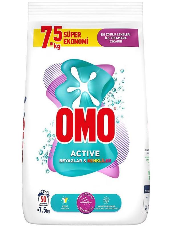OMO MATİK 7.5 KG ACTİVE BEYAZLAR  RENKLİLER