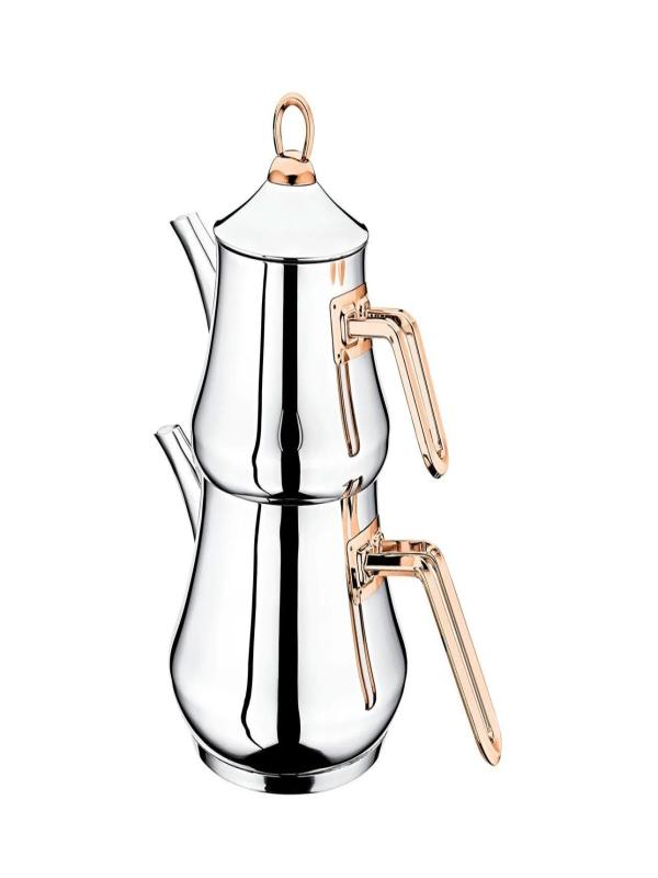 OMS ÇELİK ÇAYDANLIK BAKIR SAPLI ORTA BOY 8076L