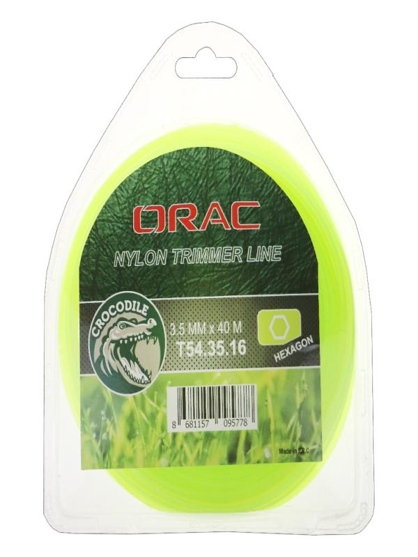 ORAC MİSİNA ALTI KÖŞE CROCODILE YEŞİL 3,5MM*40M T54.35.16