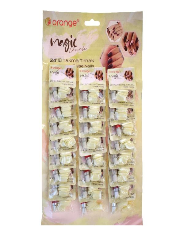 ORANGE 24 LÜ KARTELA TAKMA TIRNAK ORG-061