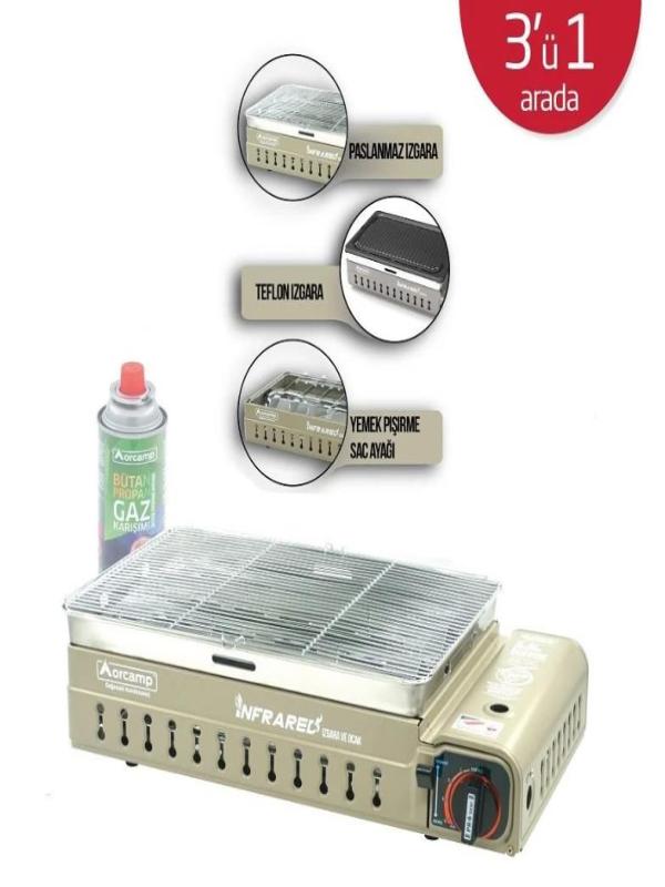 ORCAMP DUMANSIZ IZGARA VE OCAK BEJ CK-507
