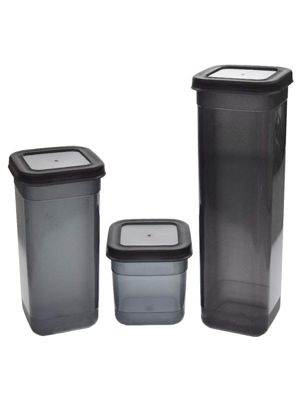 ORGANİZERS FOOD STORAGE CONTAINER 3 PRÇ SET GRİ ORG-433-GR