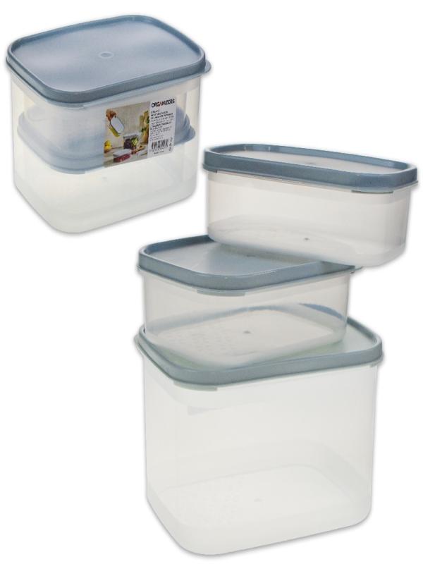 ORGANİZERS SMART DİKDÖRTGEN SAKLAMA KABI 3LÜ ORG-417