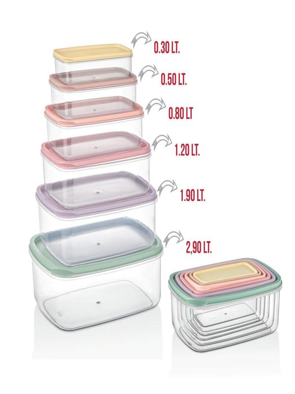 ORGANİZERS STACKIT SAKLAMA KABI 6 LI ORG-400