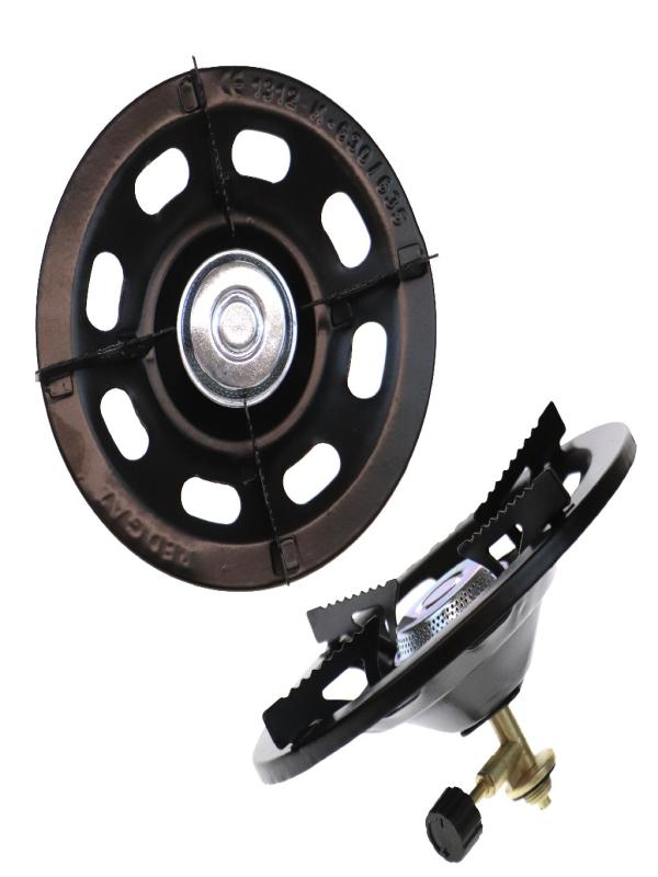 ORGAZ EPK-630 POŞETLİ GENİŞ KAMP OCAK ZAMAK MUSLUK SİYAH