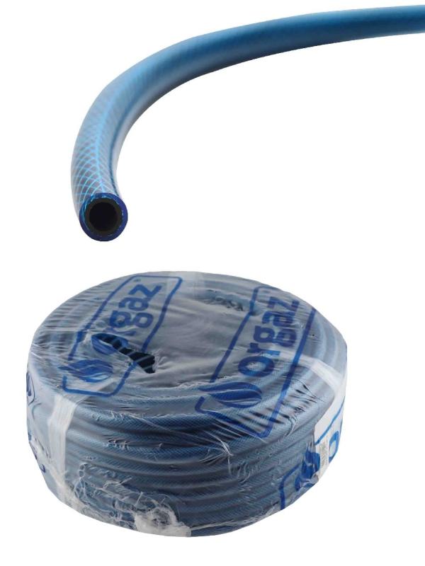 ORGAZ OH-808 8LİK ÖRGÜLÜ MAVİ TÜP HORTUMU 50MT