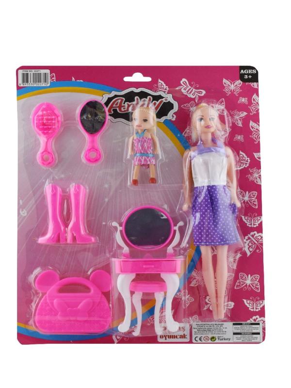 OYD ANLILY KARTELA BEBEKLİ MAKYAJ MASALI SET 02271