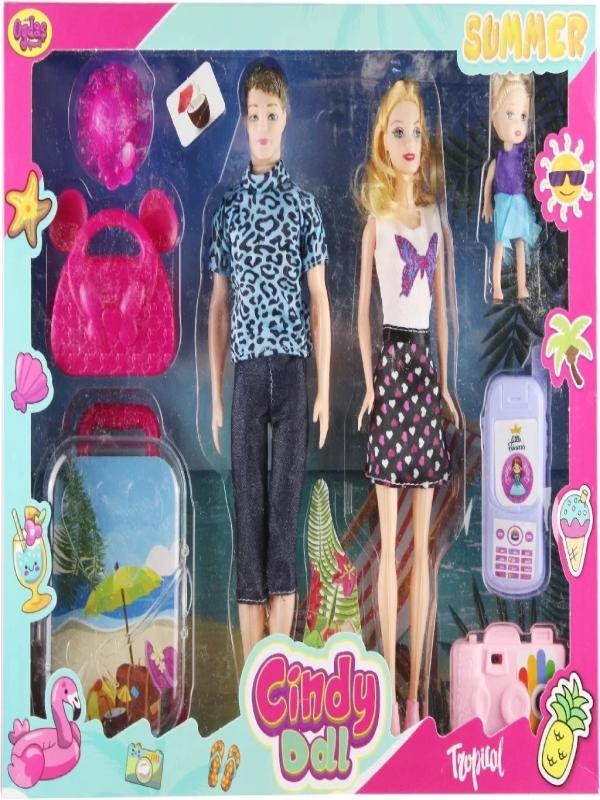 OYD CINDY DOLL AİLE TATİL SETİ 02455