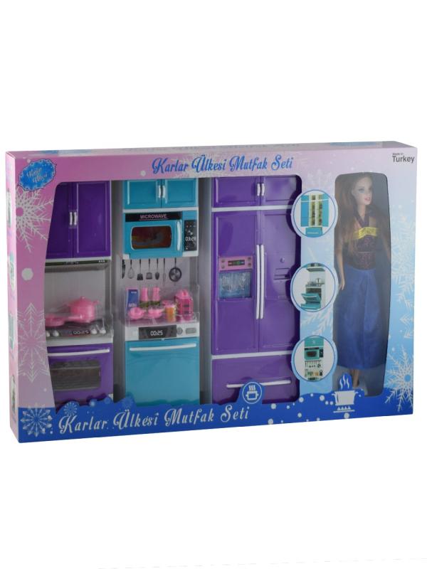 OYD KARLAR ÜLKESİ BEBEKLİ 3 LÜ DOLAP 02335