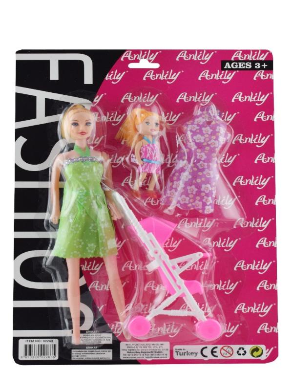 OYD KARTELA PUSETLİ BEBEK 02263