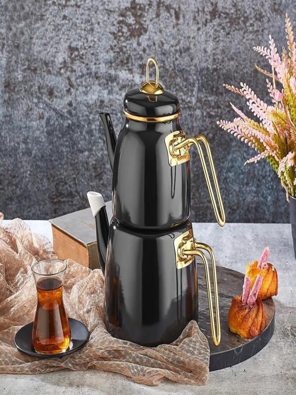 PAÇİ ELİTE CLASS SİYAH ÇAYDANLIK TAKIMI 200461