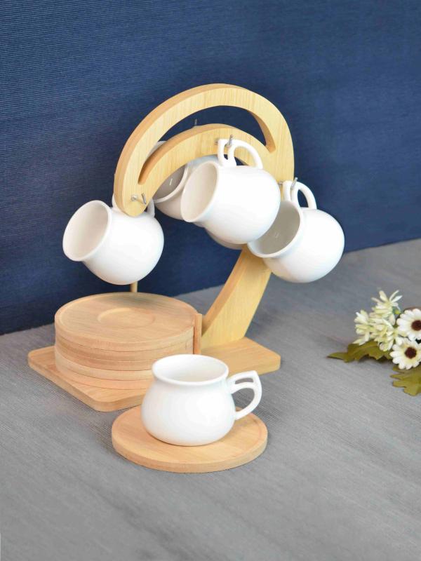 PAÇİ LİNDA BAMBULU PORSELEN KAHVE FİNCAN SET ASKILI 101942