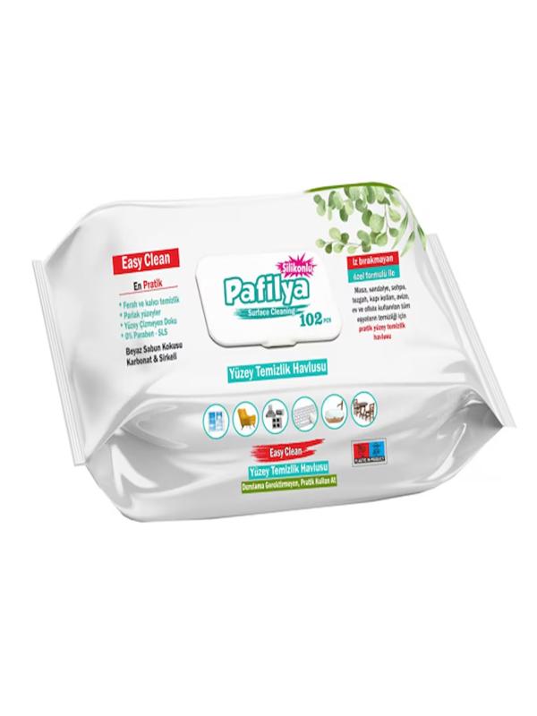 PAFİLYA 102 Lİ YÜZEY TEMİZLİK HAVLUSU BEYAZ SABUN