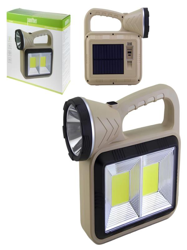 PANTHER USB ŞARJLI SOLAR EL FENERİ PT-2209