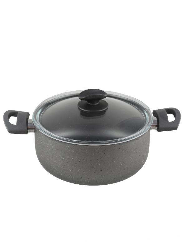 PAPİLLA FRED DERİN TENCERE 24 CM GRİ KIRÇILLI