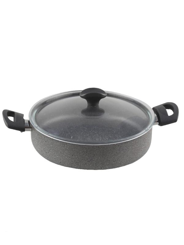 PAPİLLA FRED KARNIYARIK TENCERE 24 CM GRİ KIRÇILLI
