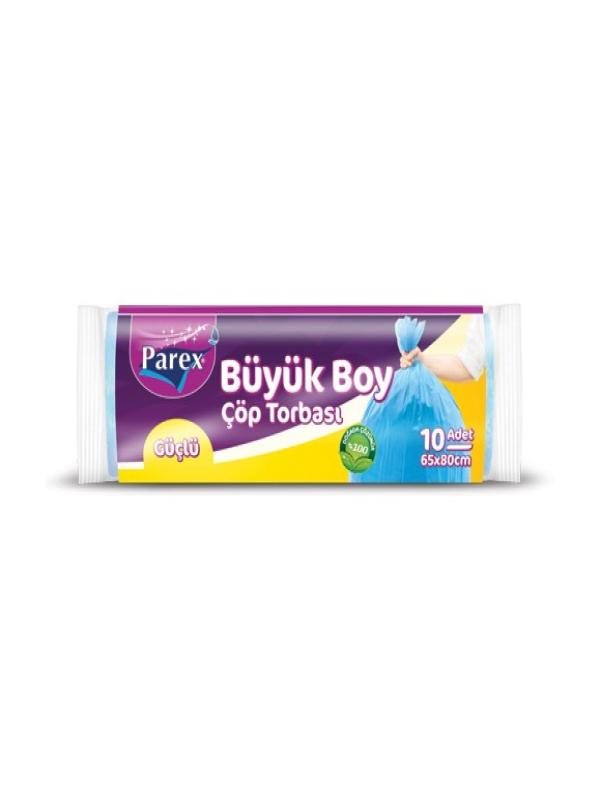 PAREX EKONOMİK ÇÖP TORBASI BÜYÜK BOY 10 AD(65X80)