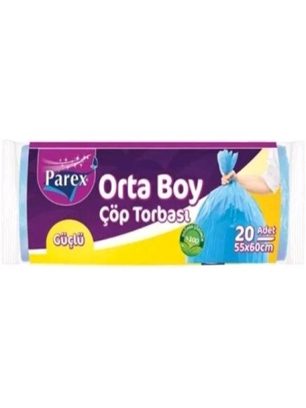 PAREX EKONOMİK ÇÖP TORBASI ORTA BOY 15 AD(55X60)