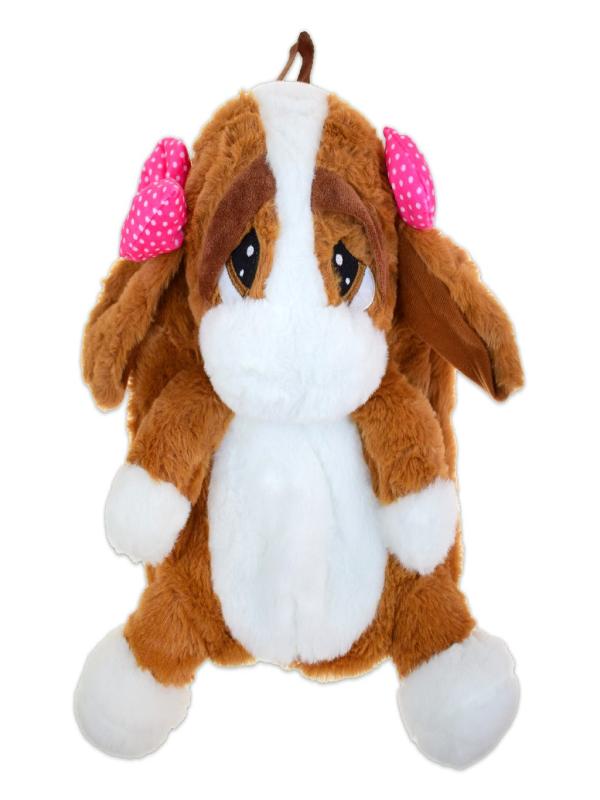 PELUŞ 26 CM ÜZGÜN KÖPEK SIRT ÇANTASI PL62328