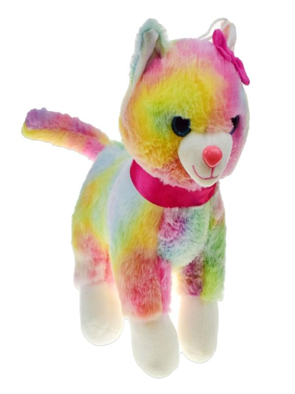 PELUŞ 30 CM PEMBE TOKALI KEDİ PL62340