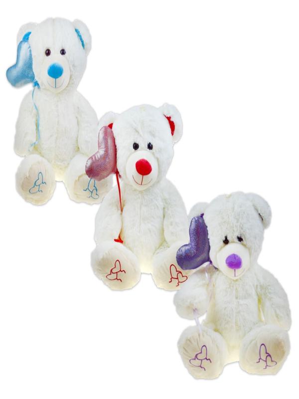 PELUŞ 50 CM KALPLİ BALONLU AYI PL62198