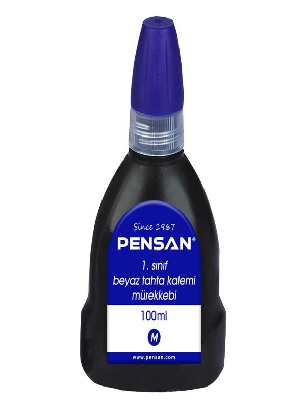 PENSAN TAHTA KALEM MÜREKKEBİ 100ML MAVİ 4009