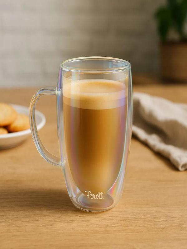 PEROTTİ CİDAR COLORS ÇİFT CİDARLI LATTE BARDAK 450 ML 17290