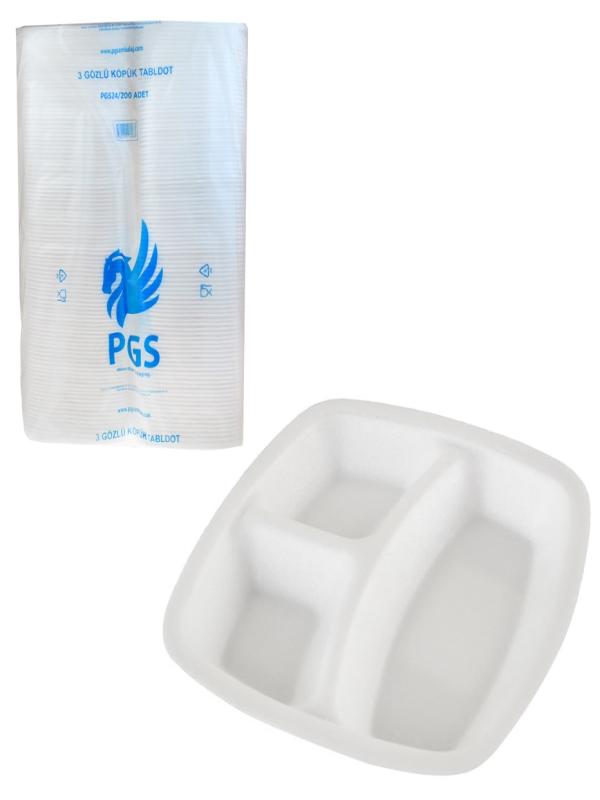 PGS KÖPÜK TABAK 3 BÖLMELİ 200 LÜ