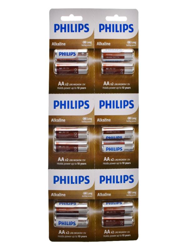 PHİLİPS ALKALİN 12 Lİ KARTELA KALEM PİL AA