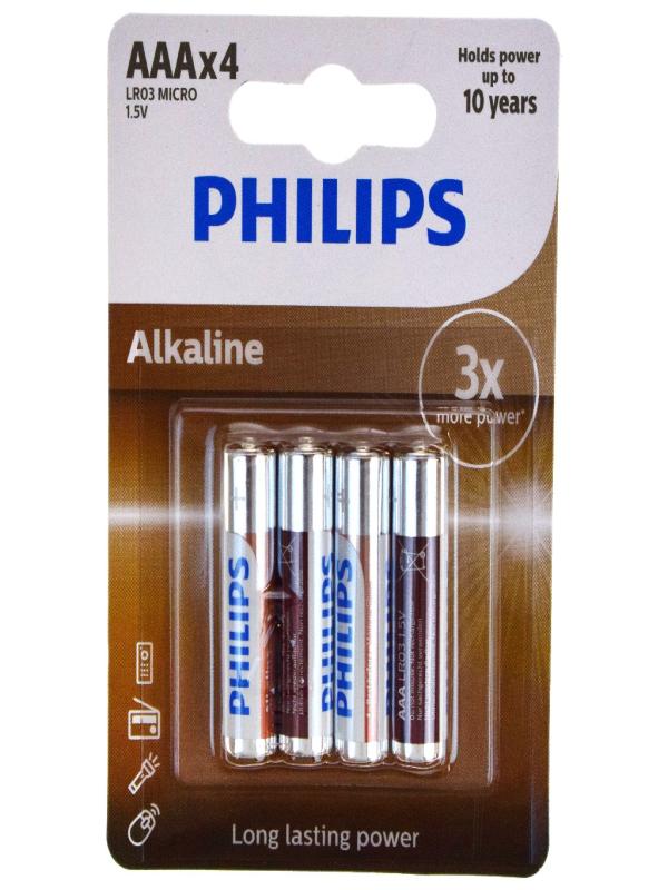 PHİLİPS ALKALİN 4 LÜ BLİSTER İNCE PİL AAA