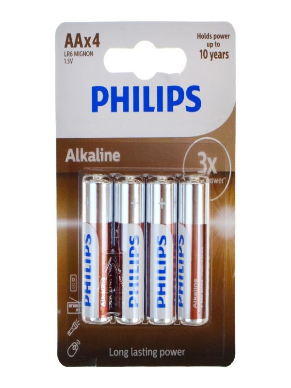 PHİLİPS ALKALİN 4 LÜ BLİSTER KALEM PİL AA