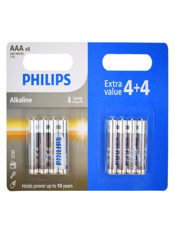 PHİLİPS ALKALİN 4+4 LÜ İNCE PİL AAA