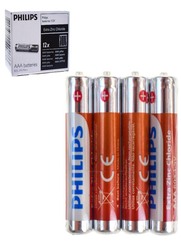 PHİLİPS ÇİNKO SHRİNK LONGLİFE 4 LÜ İNCE PİL AAA