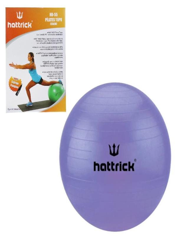 PİLATES TOPU 55 CM+POMPA - LİLA HB55