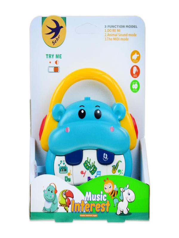 PİLLİ MÜZİKLİ HİPOPOTAM 855-152D