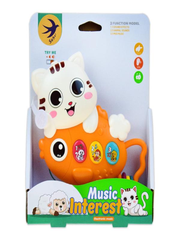 PİLLİ MÜZİKLİ KEDİ 855-202D