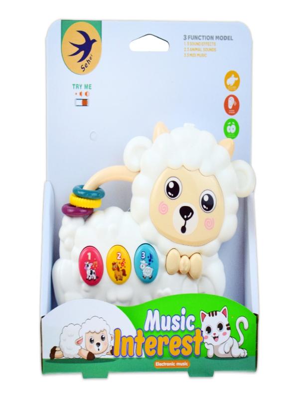 PİLLİ MÜZİKLİ KUZU 855-201D