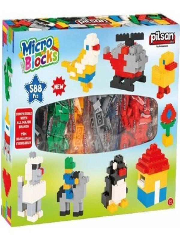PİLSAN KLASİK MİCRO BLOKLAR SERİSİ 588 PARÇA