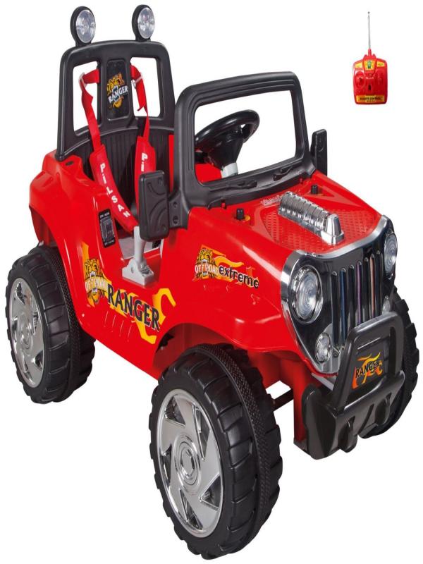 PİLSAN RANGER AKÜLÜ ARABA 12V KUMANDALI KIRMIZI 05 107