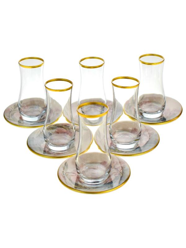 PİNK 12 PARÇA ÇAY SETİ G4339