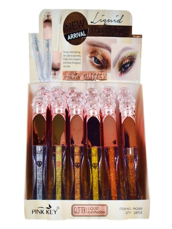 PINK KEY GLITTER LIQUID EYESHADOW PK-2069