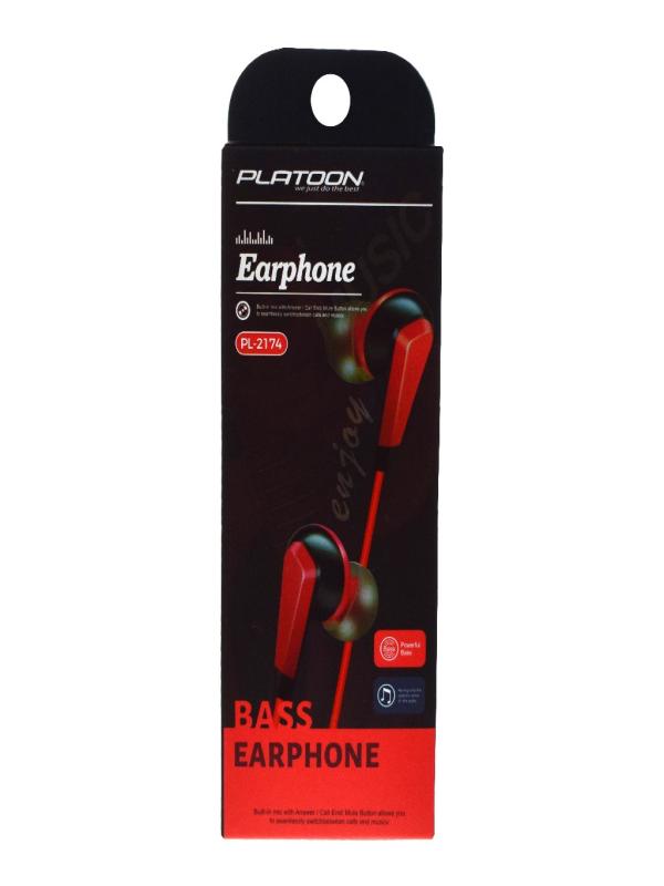 PLATOON BASS EARPHONE PL-2174-75