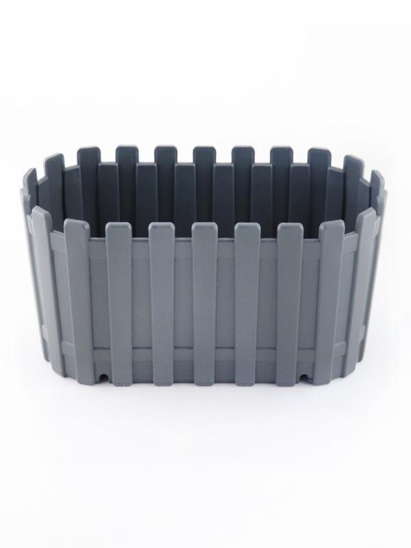 POLİWORK AKASYA BALKON SAKSI ANTRASİT 40CM