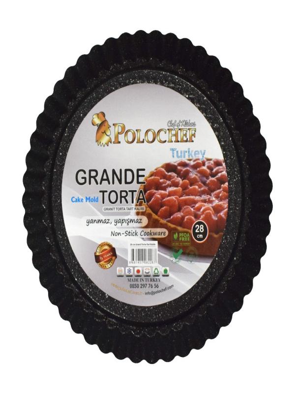 POLOCHEF TORTE TURTA KEK KALIBI 28 CM TUK-128