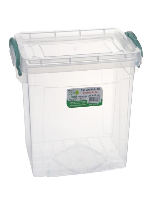 POLYTİME DERİN SAKLAMA KABI 2,8LT NO:2 E-526