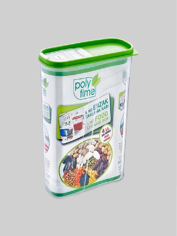 POLYTİME ERZAK SAKLAMA KABI 4LT NO:5 E-394