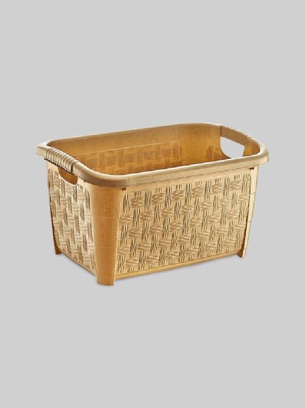 POLYTİME KÖŞELİ ÇAMAŞIR SELESİ RATTAN E-296