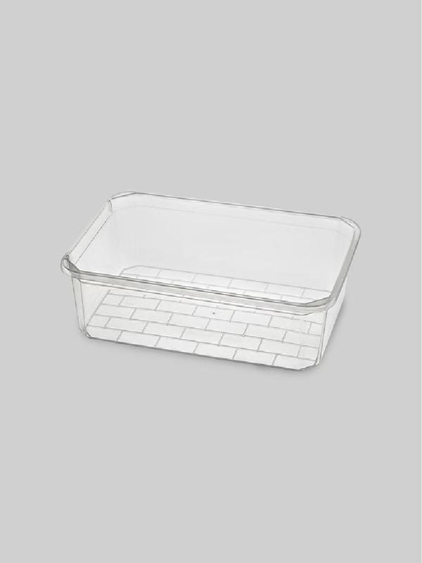 POLYTİME KÖŞELİ PEYNİR KÜVETİ ŞEFFAF 30*40*8 NO:4 E-343